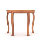 ONIJA Solid Sheesham Wooden Sapphire Cross Console Table for Living Room, Entryway, Home Decor, Dining Room | Half Round Table With Drawers for Office